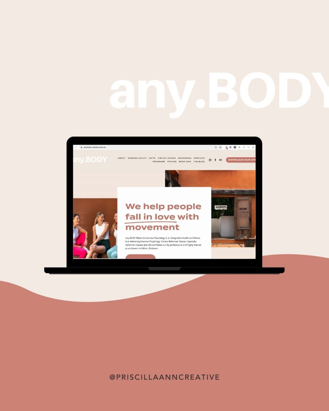 Website REFRESH! 💫 We recently worked with our client&nbsp;@any.bodystudio&nbsp;to re-fresh their website we built earlier last year.

Like all businesses, we grow and evolve and it's important to make sure our website grows and evolves with us.

@a