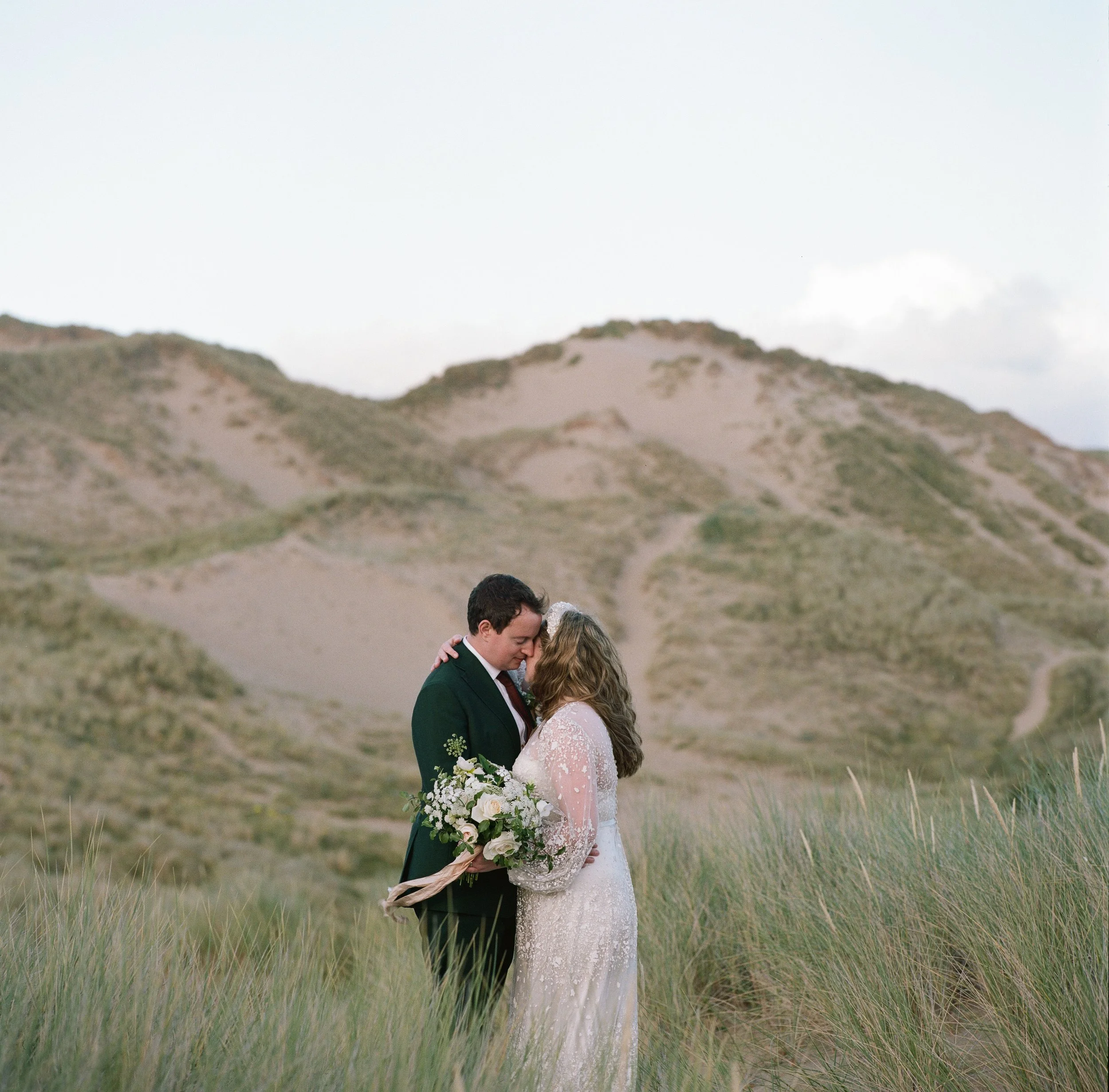 medium format film at Holywell Bay