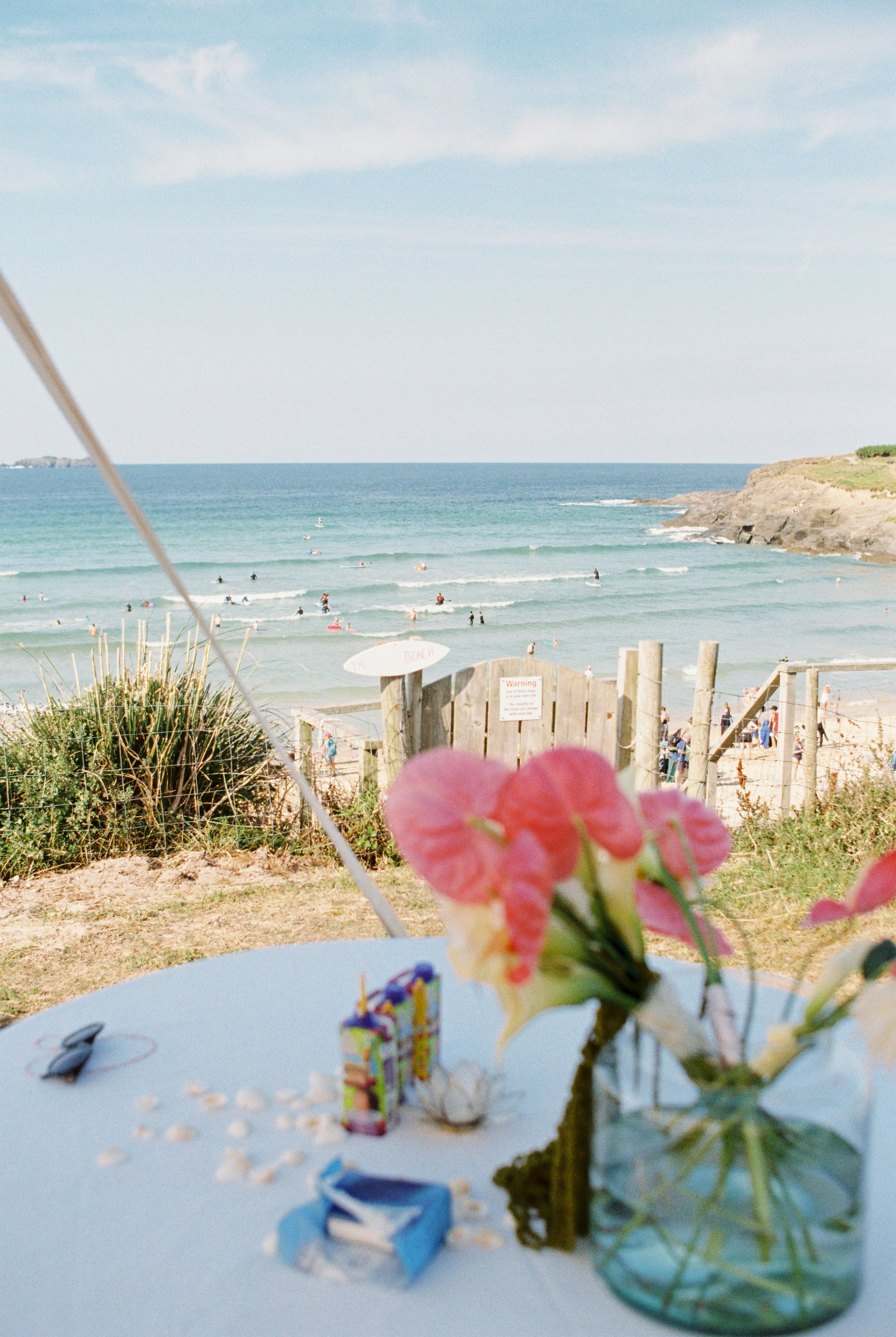 weddings on analogue and digital mixed in cornwall