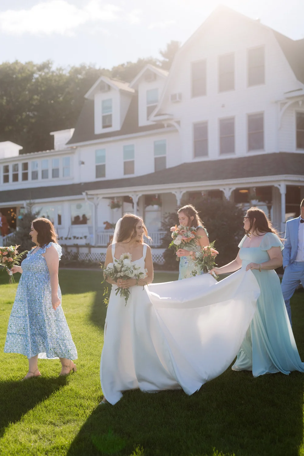A destination wedding at Portage Point, Michegan Onekama