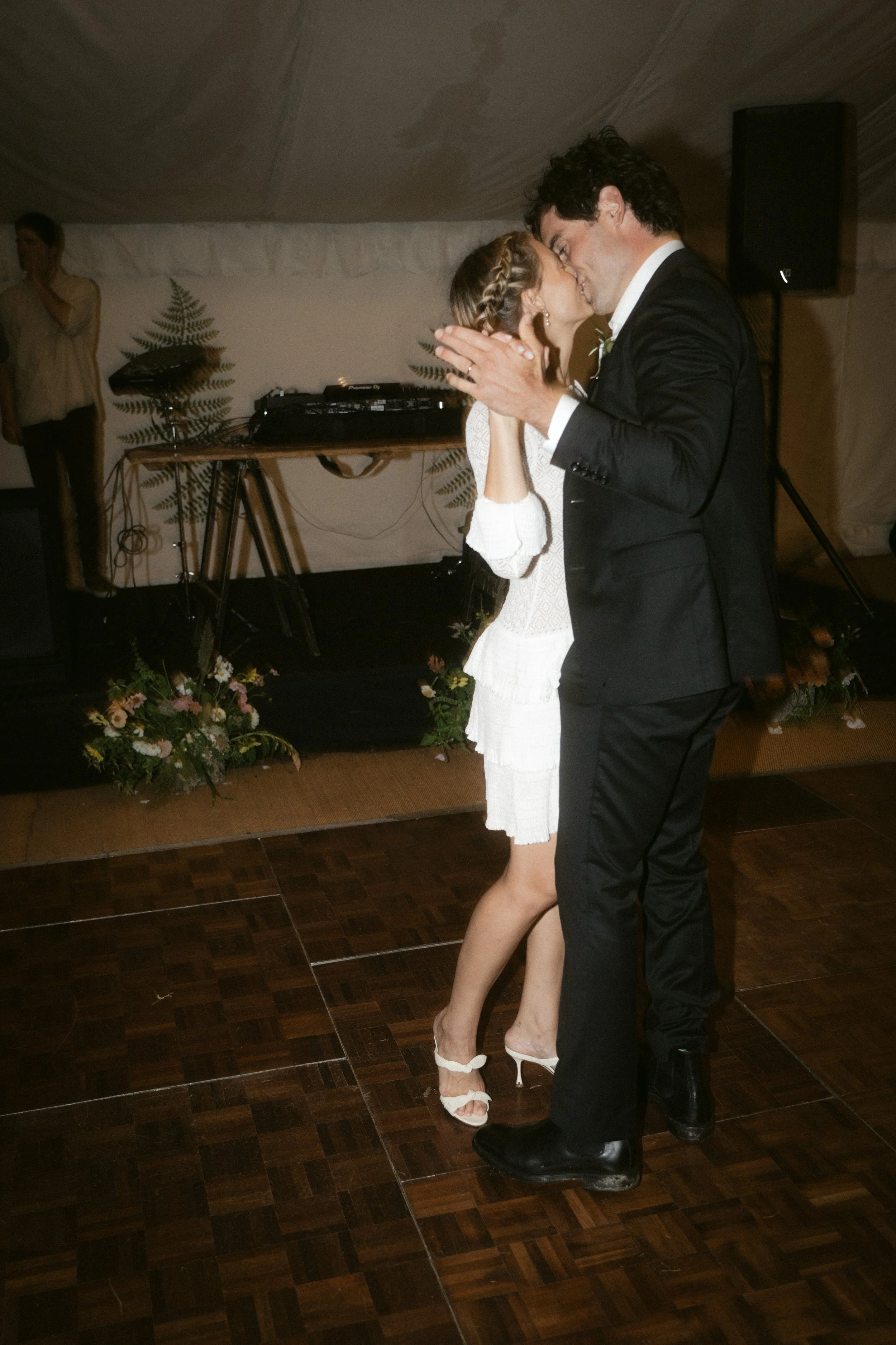 first dance wearing manolo blanik designer wedding shoes