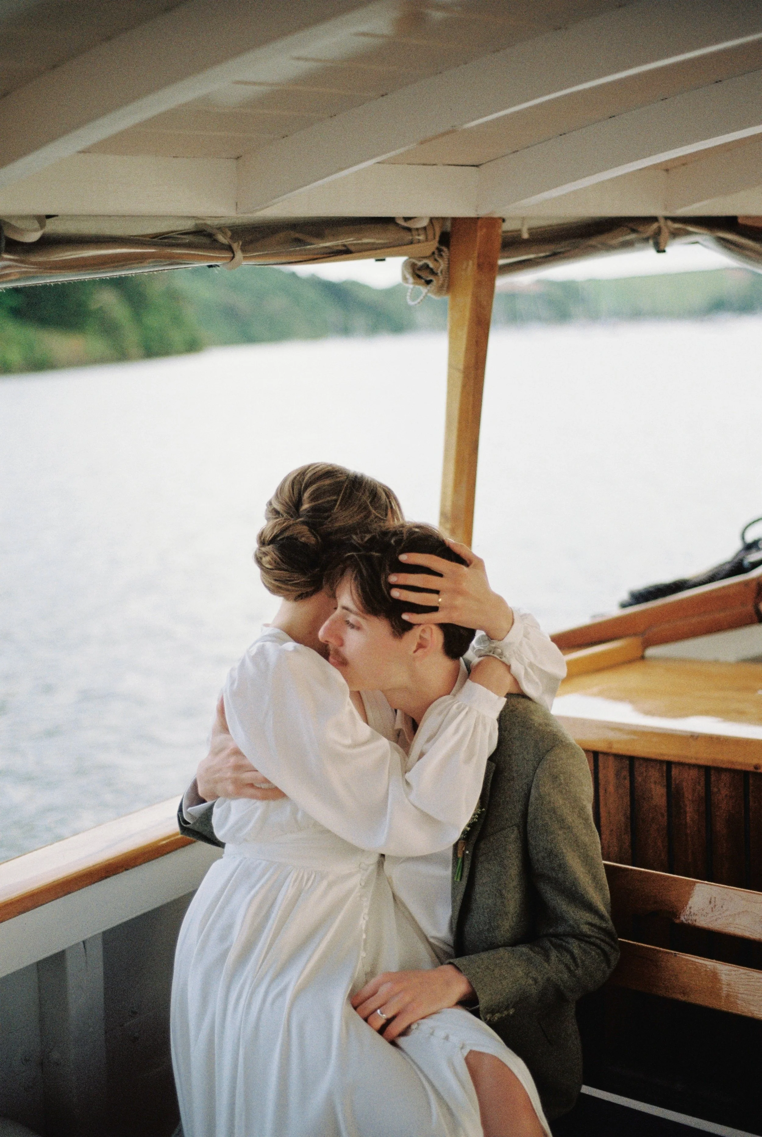 35mm film wedding photography in cornwall