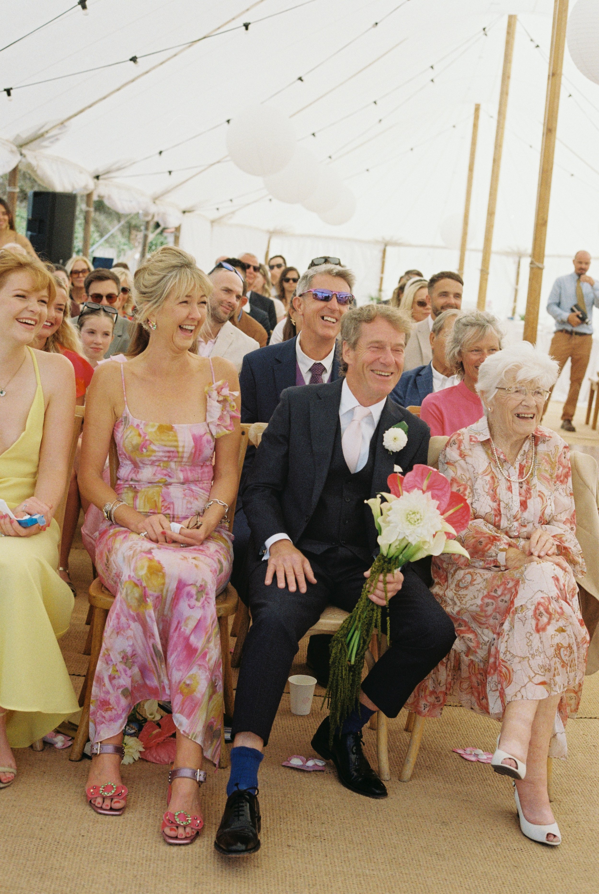 genuine emotional moments and joyful wedding photography captured on film