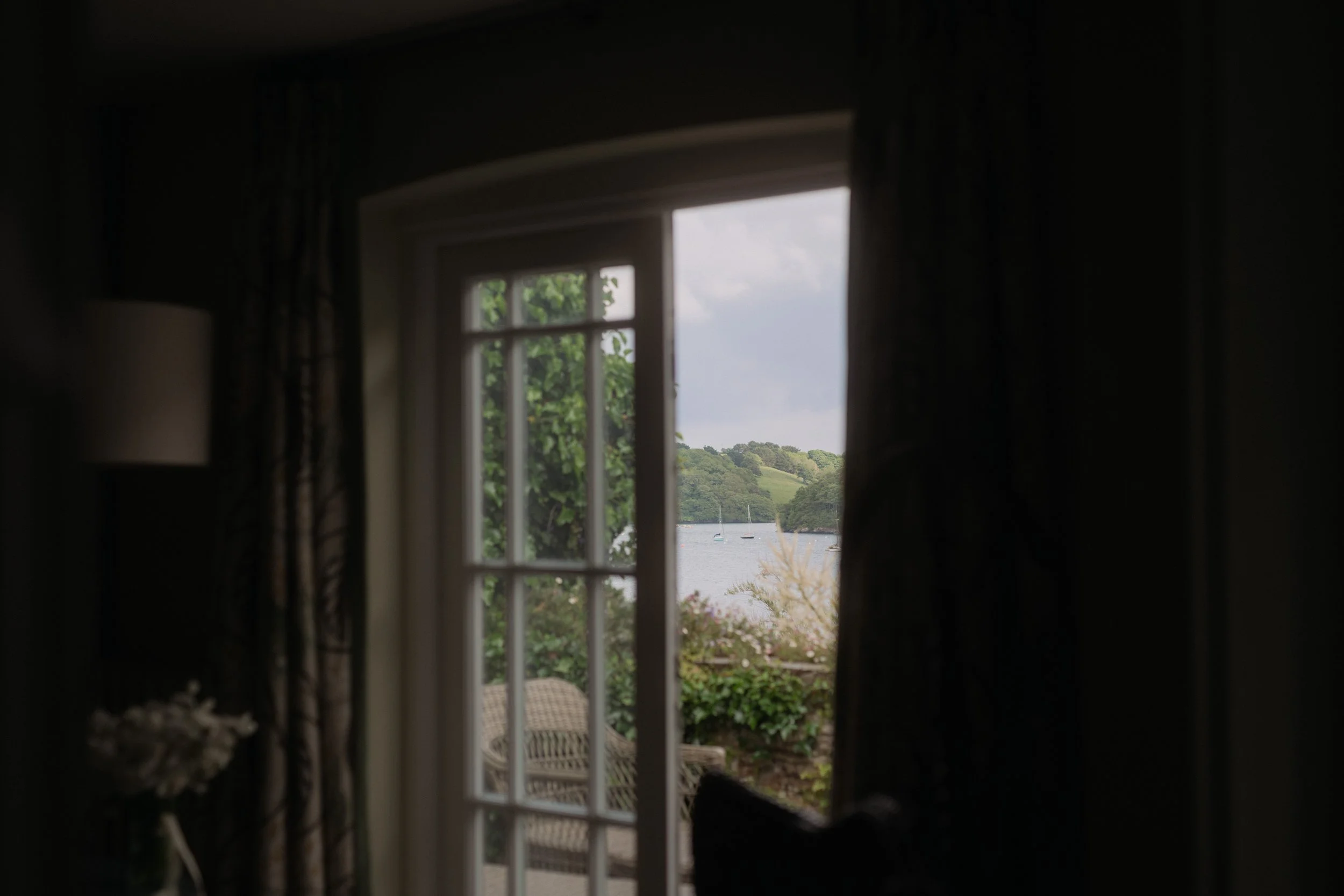 views from the bridal suite at hotel tresanton st mawes
