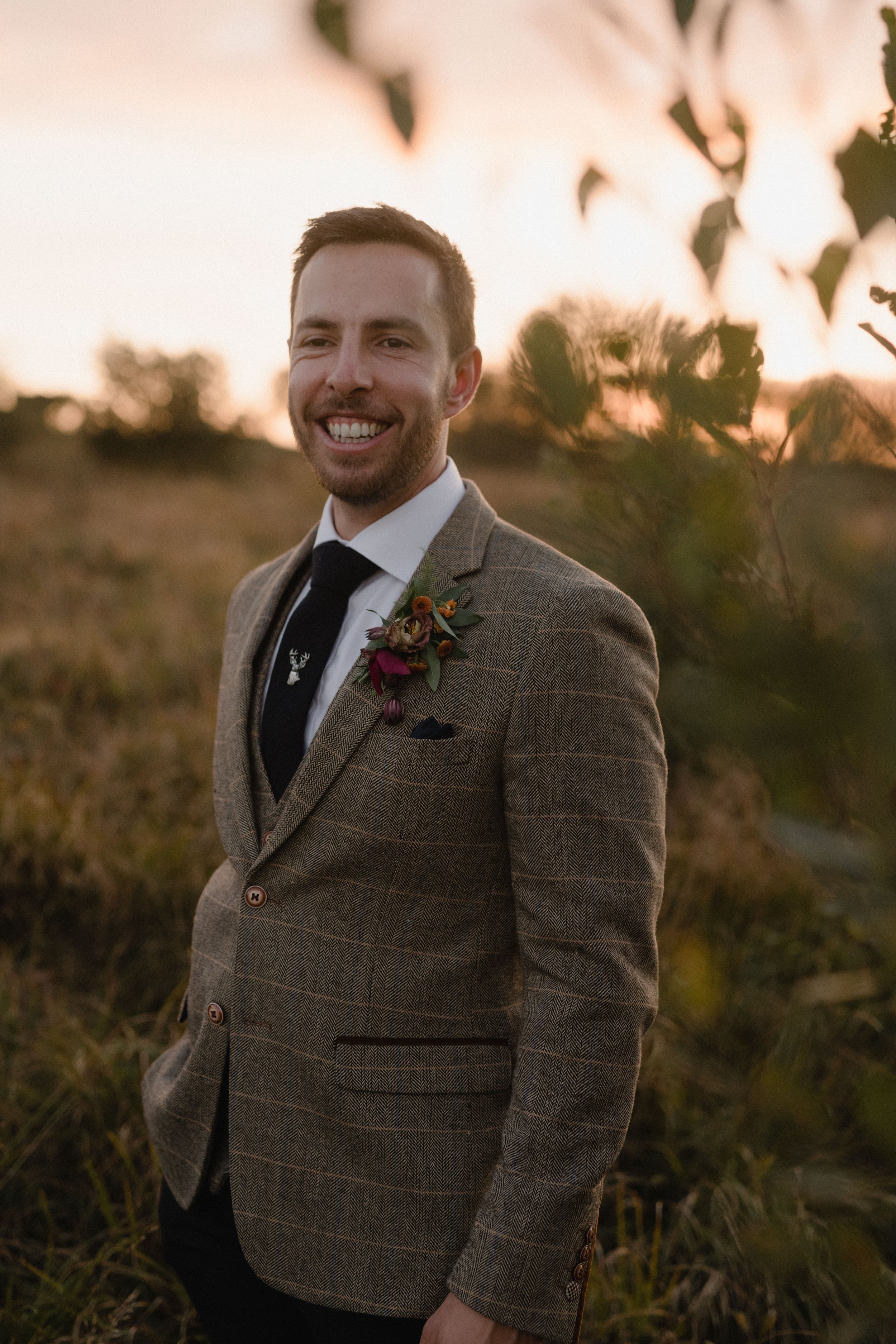 sports jacket groom portraits