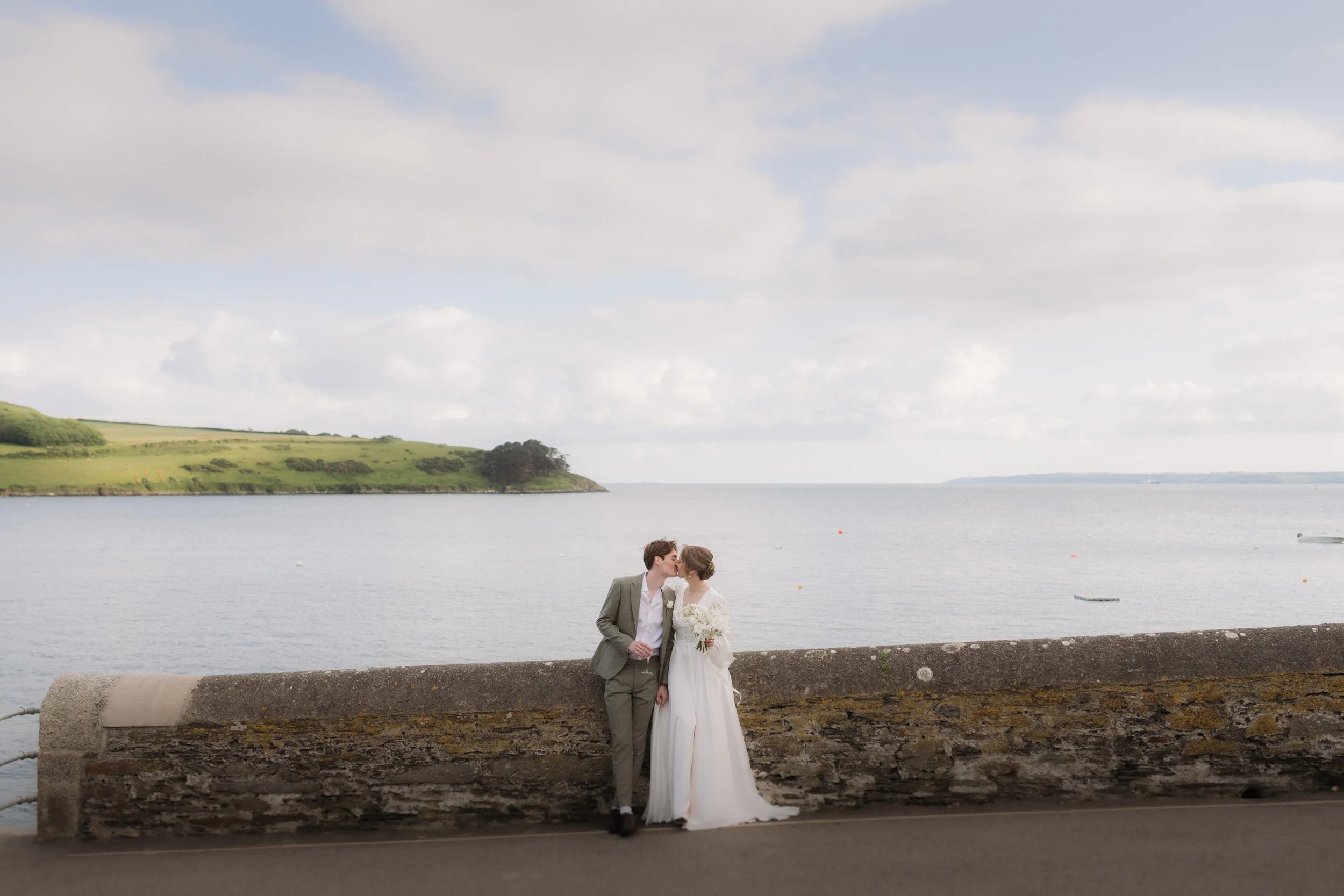 a romantic and stylish st mawes elopement