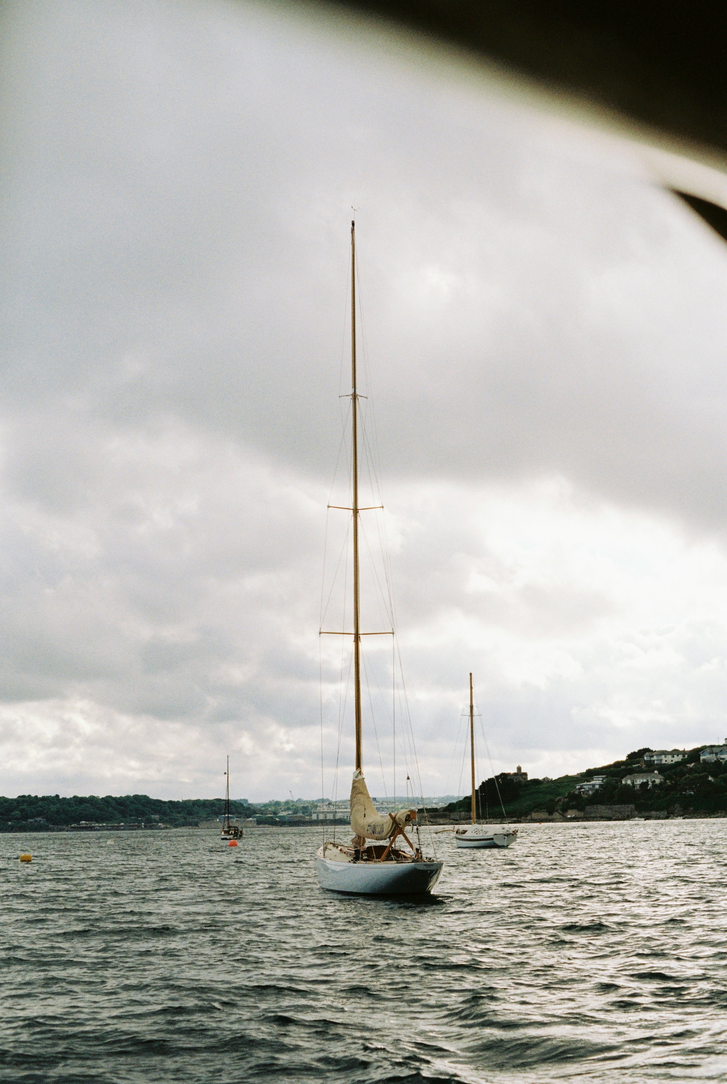 boats in the bay captured on film