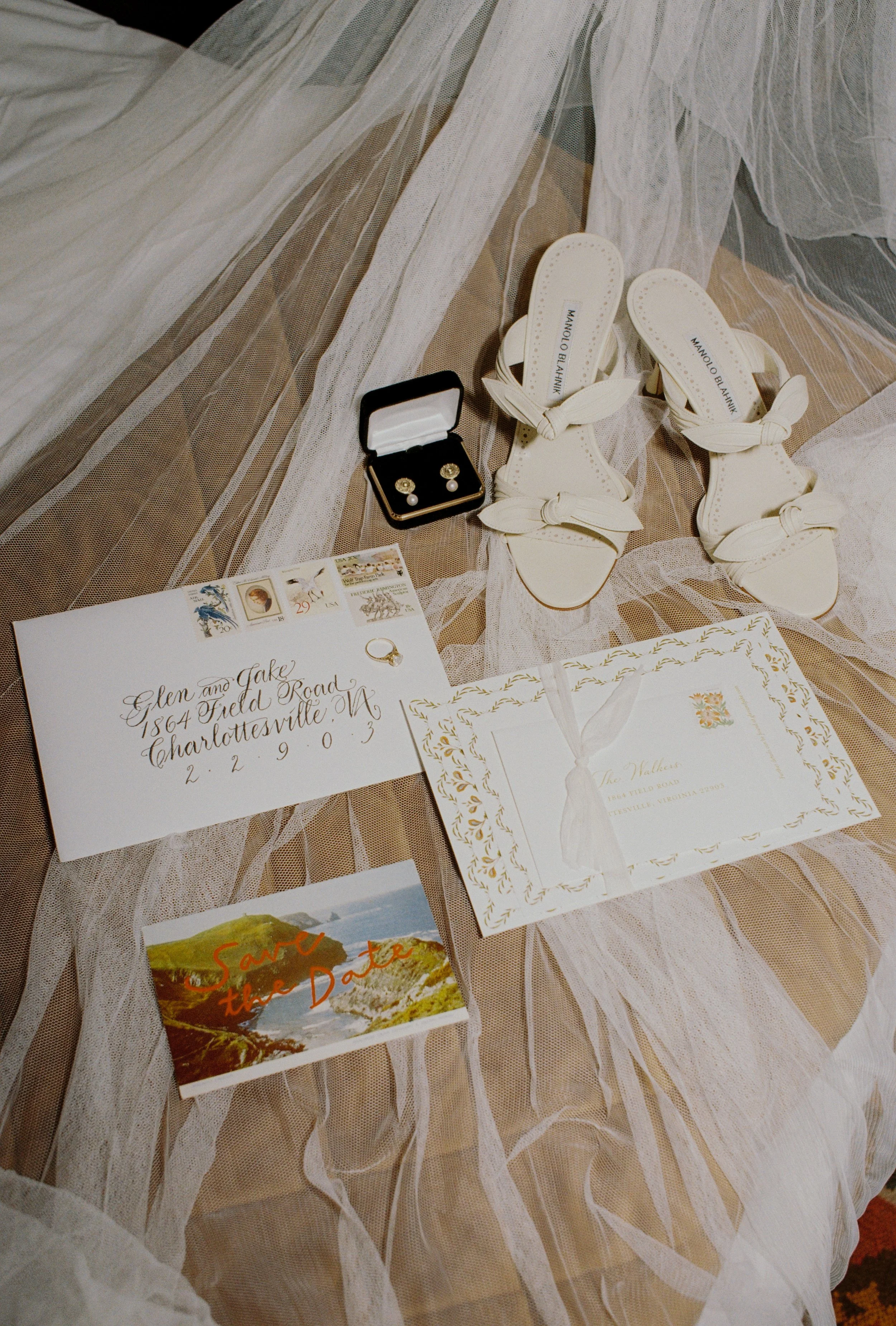 stylish cornwall wedding shot on film