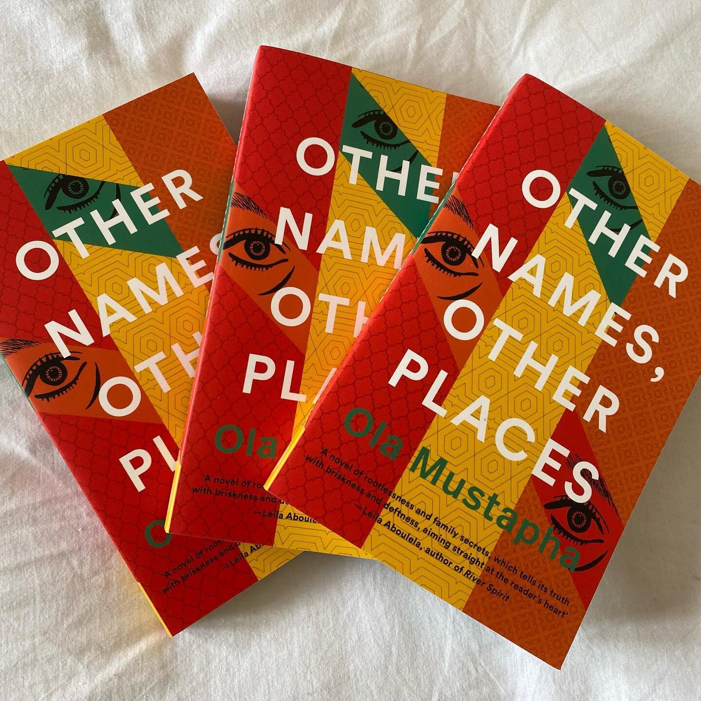Big thank you to @fairlightbooks for sending us these stunning copies of &lsquo;Other Names, Other Places&rsquo; a novel from debut author Ola Mustapha. 😍

&ldquo;Other Names, Other Places examines identity and culture clashes when Nessie, a young B