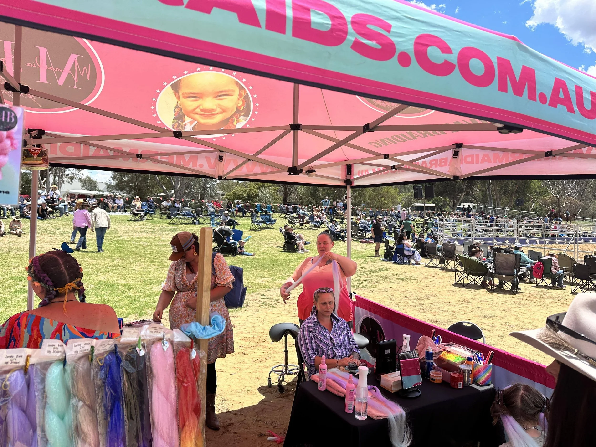 EVENT 31 Wangaratta Reg Fest & Rodeo — Mermaidia Braids