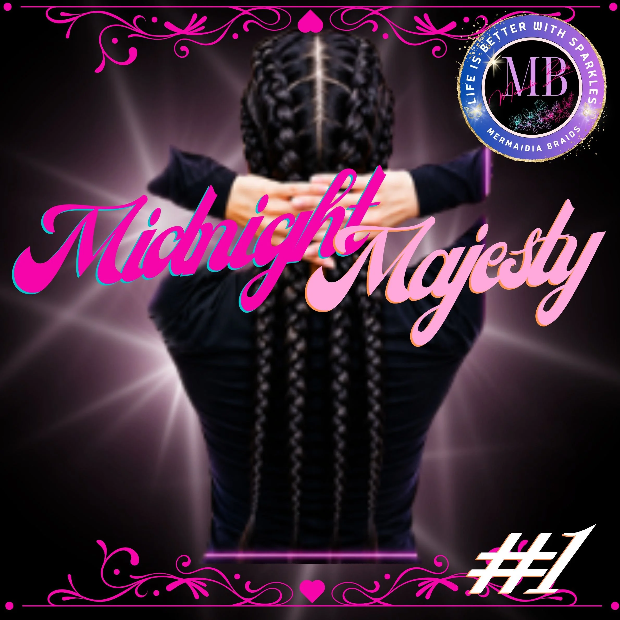 Black Jumbo Braiding Hair Extension (#1 Midnight Majesty)