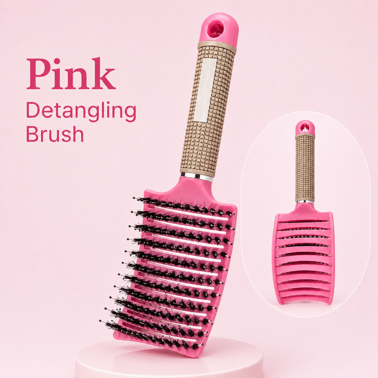 Pink Detangling Brush