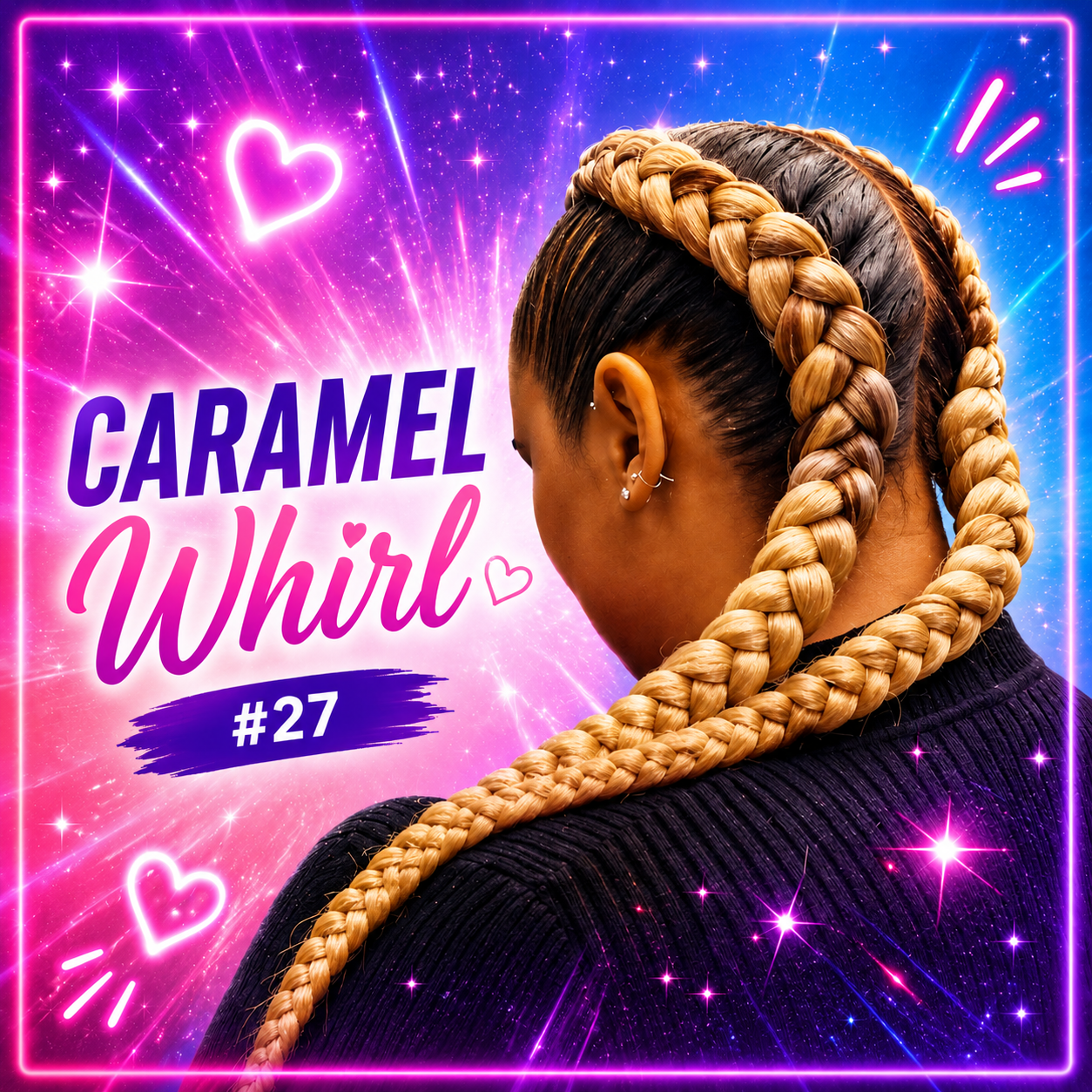 Caramel Blonde Jumbo Braiding Hair Extension (#27 Caramel Whirl)