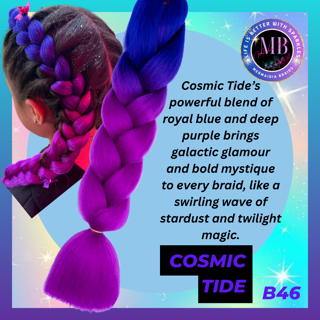 B46 - Cosmic Tide Extension Hair Braid