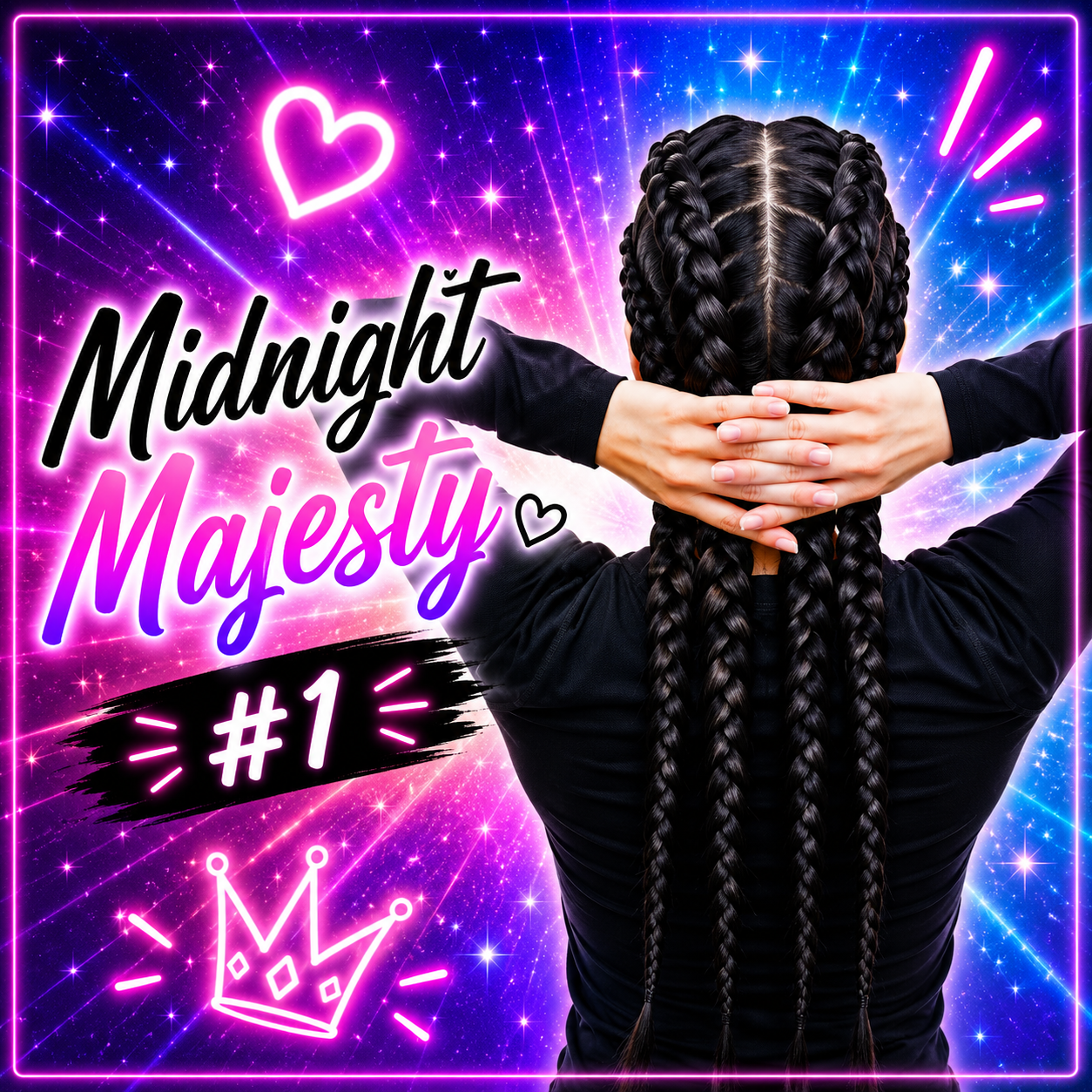 Black Jumbo Braiding Hair Extension (#1 Midnight Majesty)
