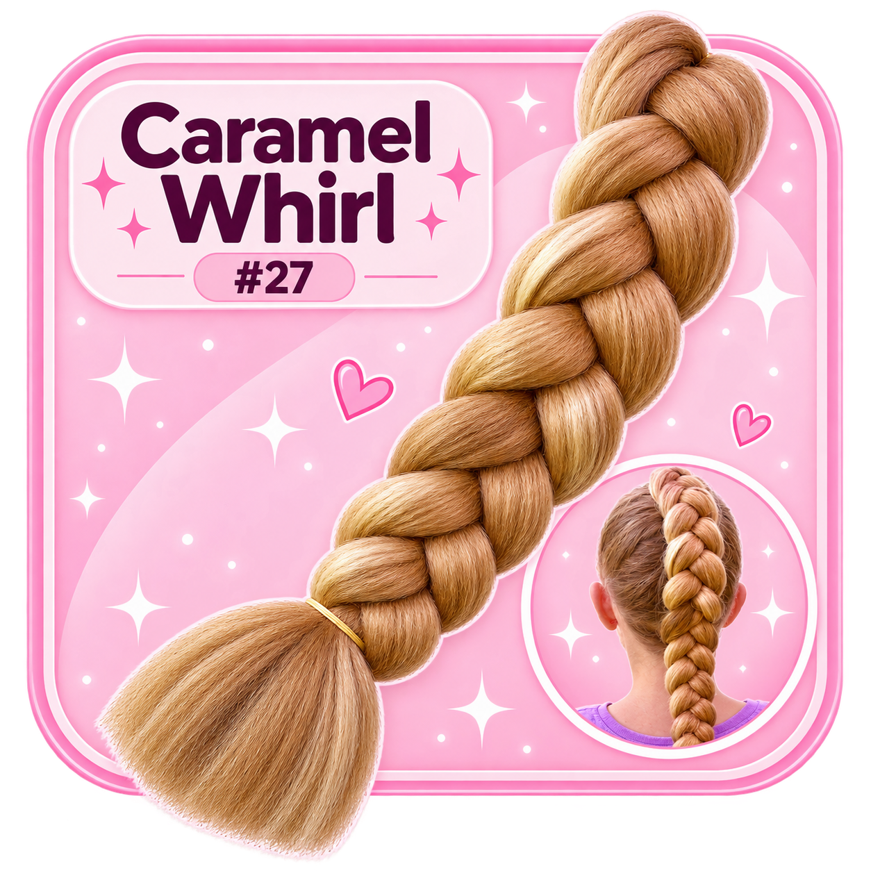 Caramel Blonde Braiding Hair  (#27 )