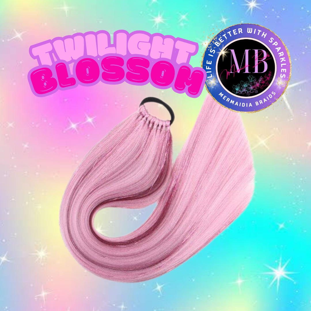 Soft Pink Wrap Around Ponytail Extension (1.4 Twilight Blossom)