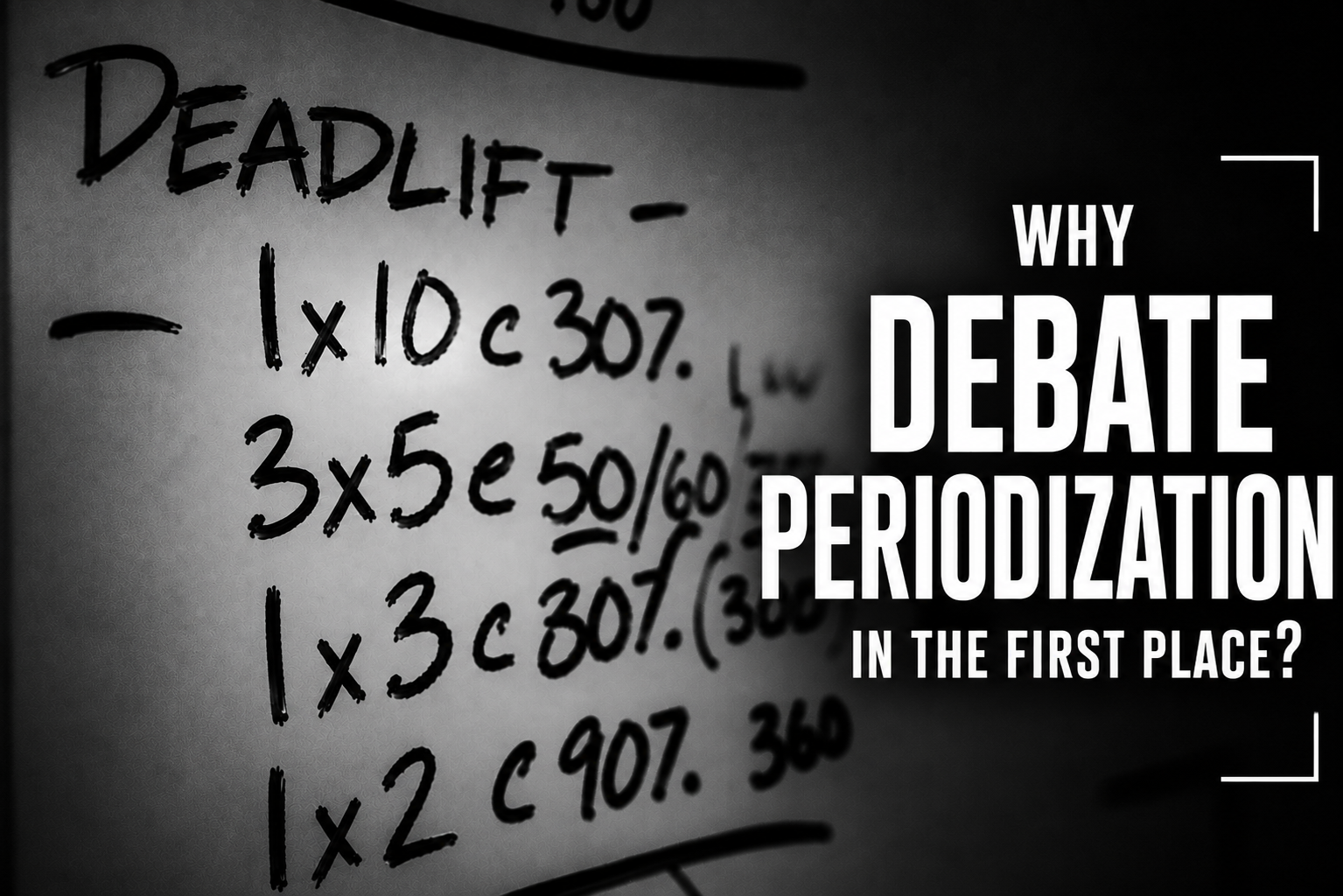 Why Debate Periodization in the First Place?
