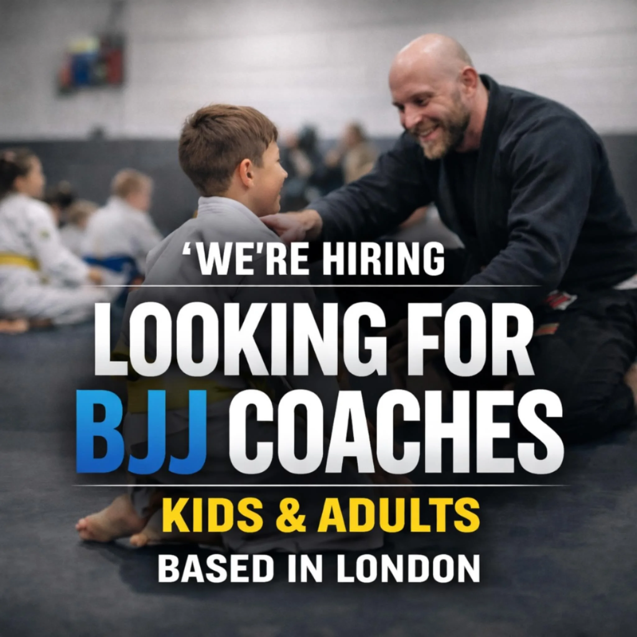 Interested in coaching with us?
You must be based in London.

Send us a DM answering the questions below 👇
	1.	How much experience do you have teaching Gi and No-Gi?
	2.	How would you describe your coaching style?
	3.	What levels do you enjoy teachi
