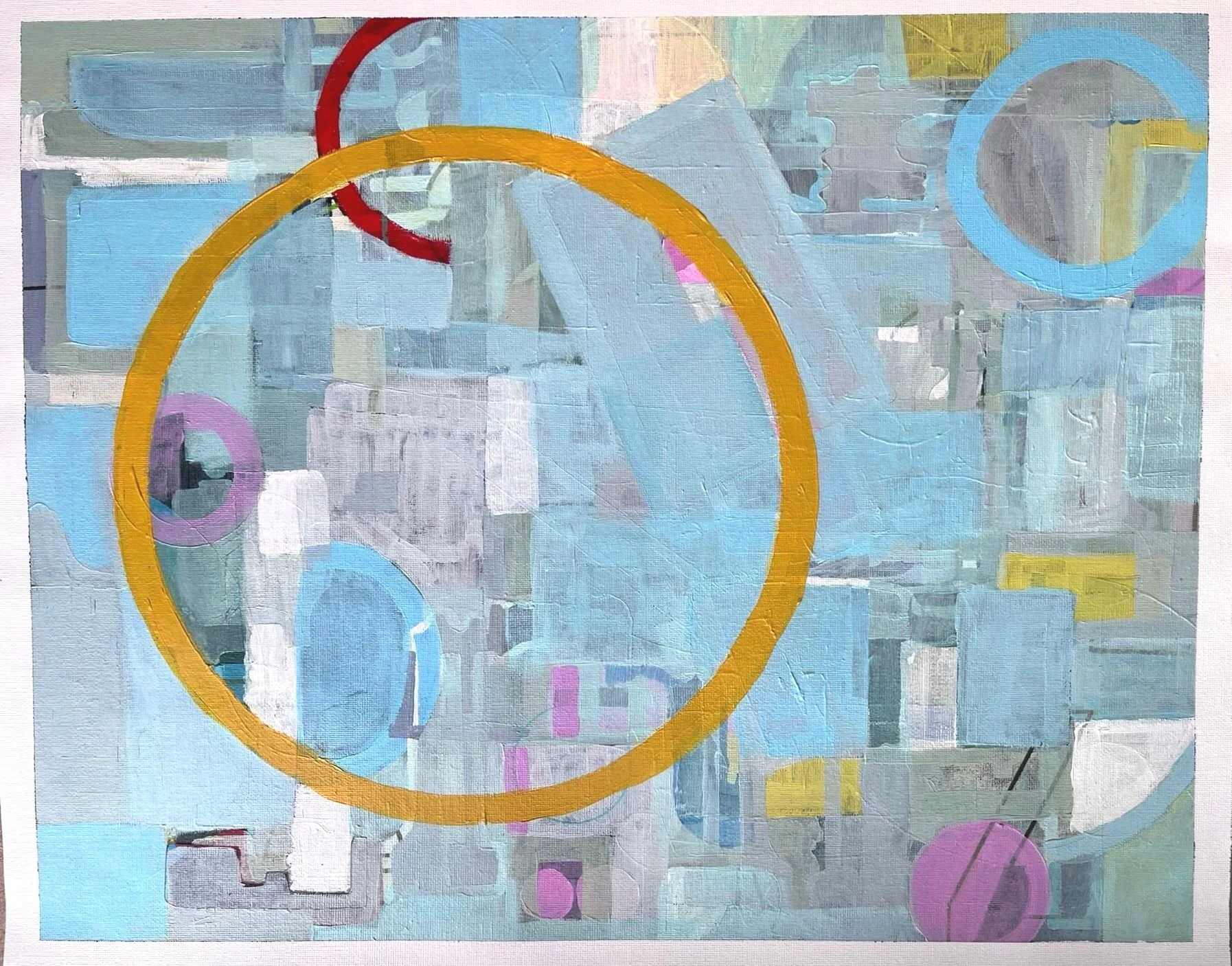 Born this way. Acrylic on canvas sheet, 40 x 50 cm. AVAILABLE TO BUY. 