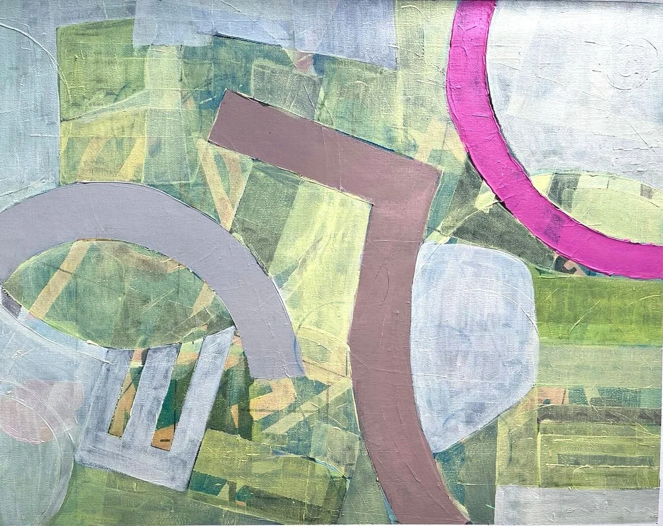 Finding the shadow. Acrylic on canvas sheet, 40 x 50cm. AVAILABLE TO BUY.