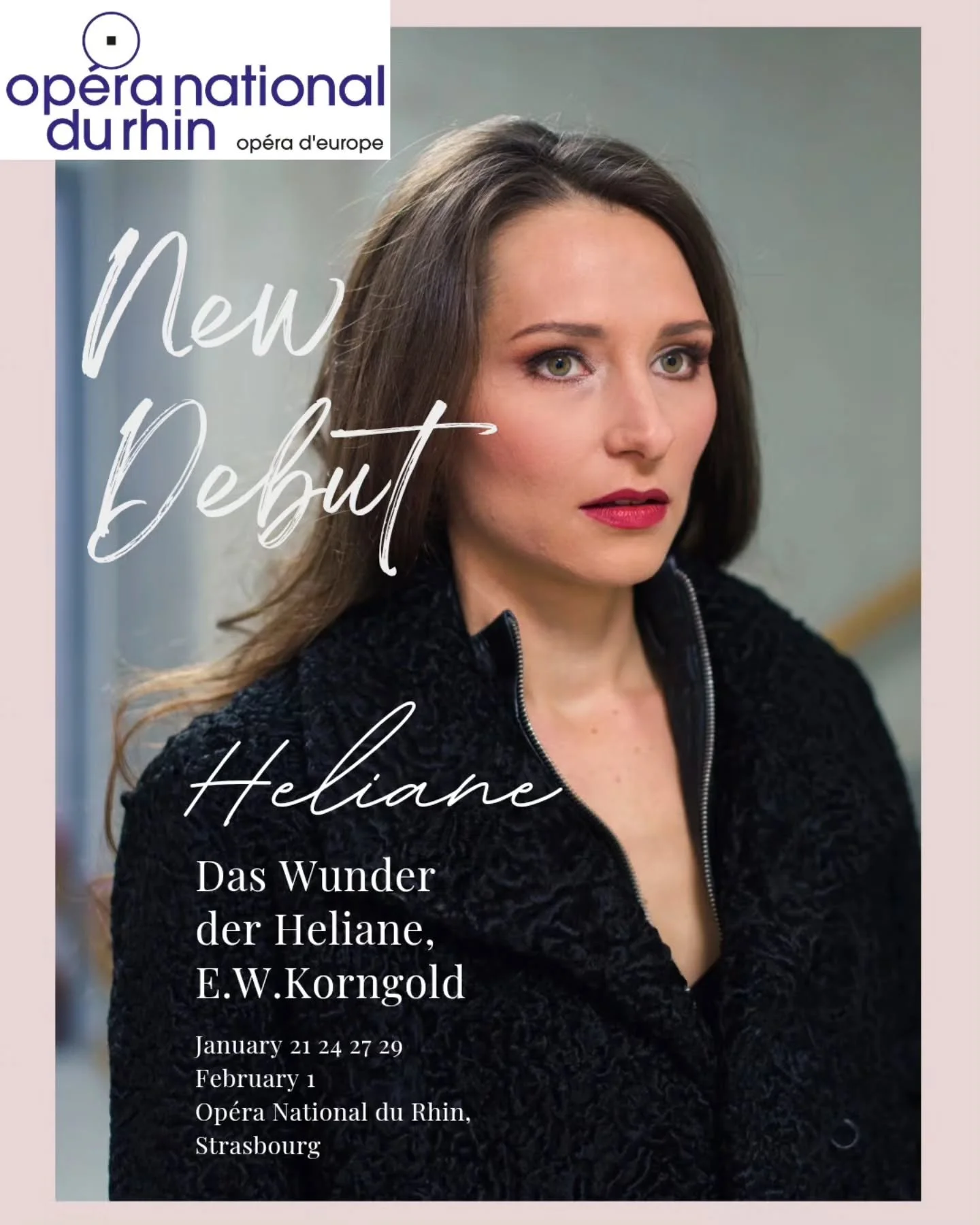 ✨️I am beyond happy and excited to announce my house and role debut as Heliane in Korngold's masterpiece "Das Wunder der Heliane" at the @operadurhin in Strasbourg.
I fell immediately in love with the music of Korngold and the role of Helia