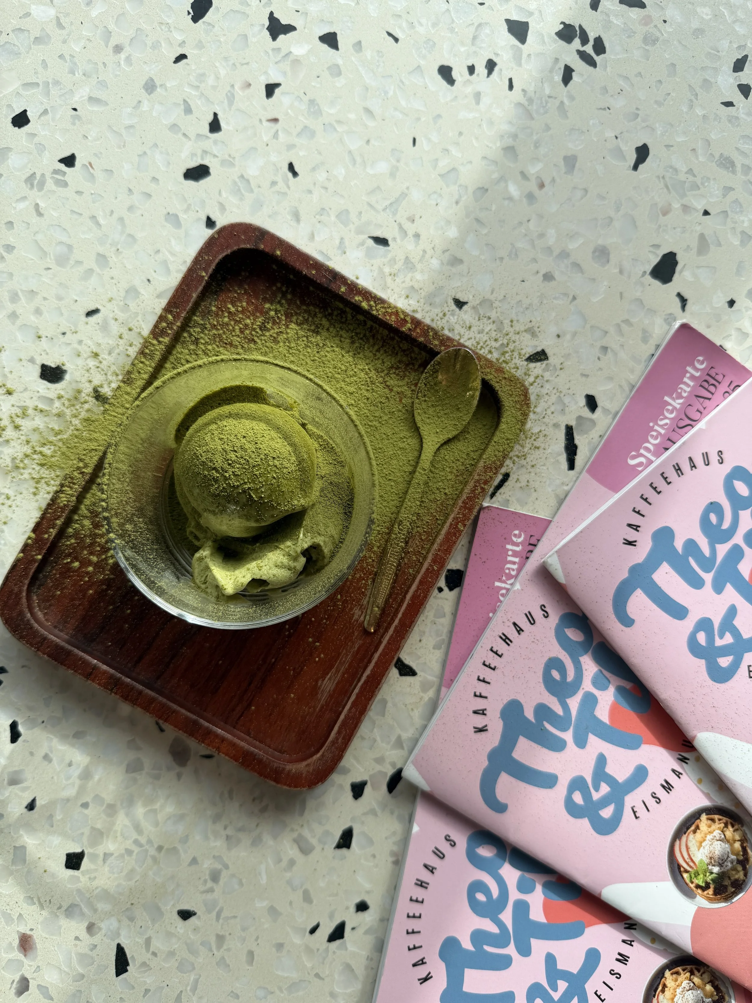 Matcha-Eis 