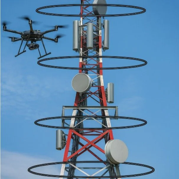 At NC Drone Co, we use high-resolution cameras and leverage advanced software to create detailed digital models or &quot;digital twins&quot; of cell towers and other infrastructure.

 Safer, ground-based analysis without climbing risks

Faster turnar