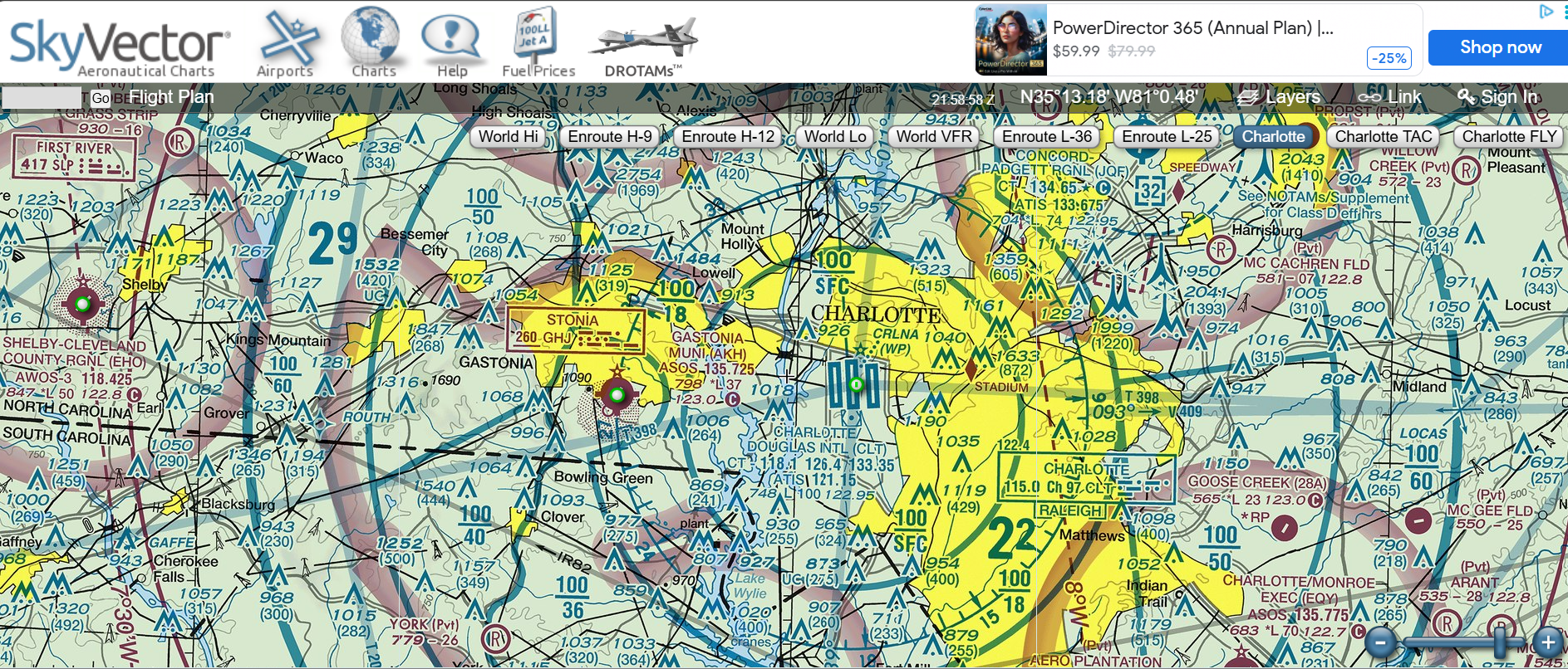 SkyVector: Flight Planning