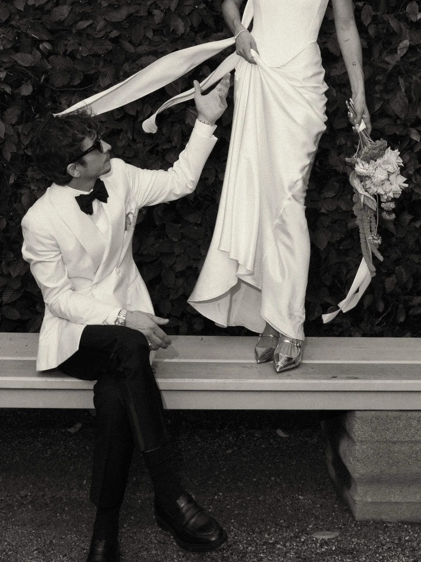 photographer: @erikxwinter 
bride: @maddi_bu 
groom: @cevinparker 
dress: @franziskaburgert.atelier 
hair &amp; make up: @patricia.hoos 
jewellery: @tiffanyandco 
flowers: @schokohama 

#berlinwedding #modernbride