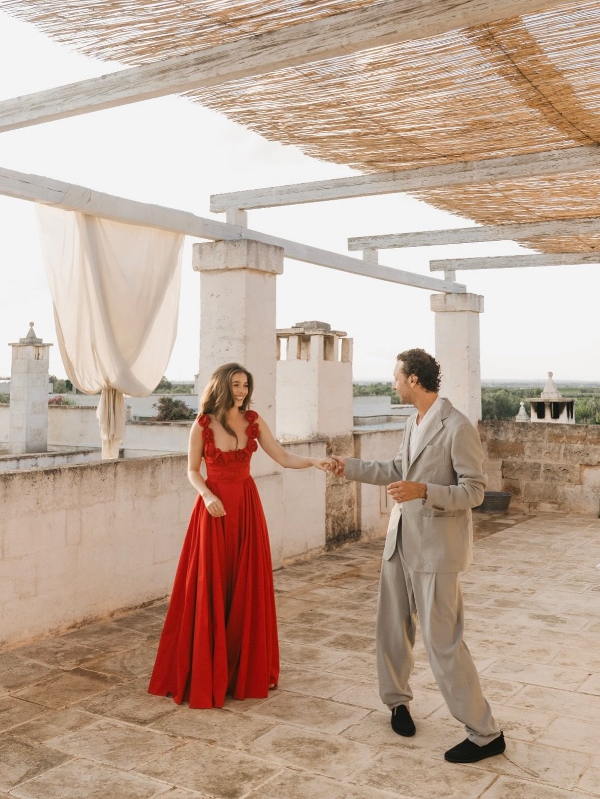 🍅 welcome event

Photography &amp; content creation @erikxwinter 
Planning @emmeweddingstudio 
Location @masseriapotenti 
Flowers @nunziaguerinoflorist 
Dress @giambattistavalliparis 
Food design @maryavocado 
Hair &amp; make up @alessandr0donofrio 