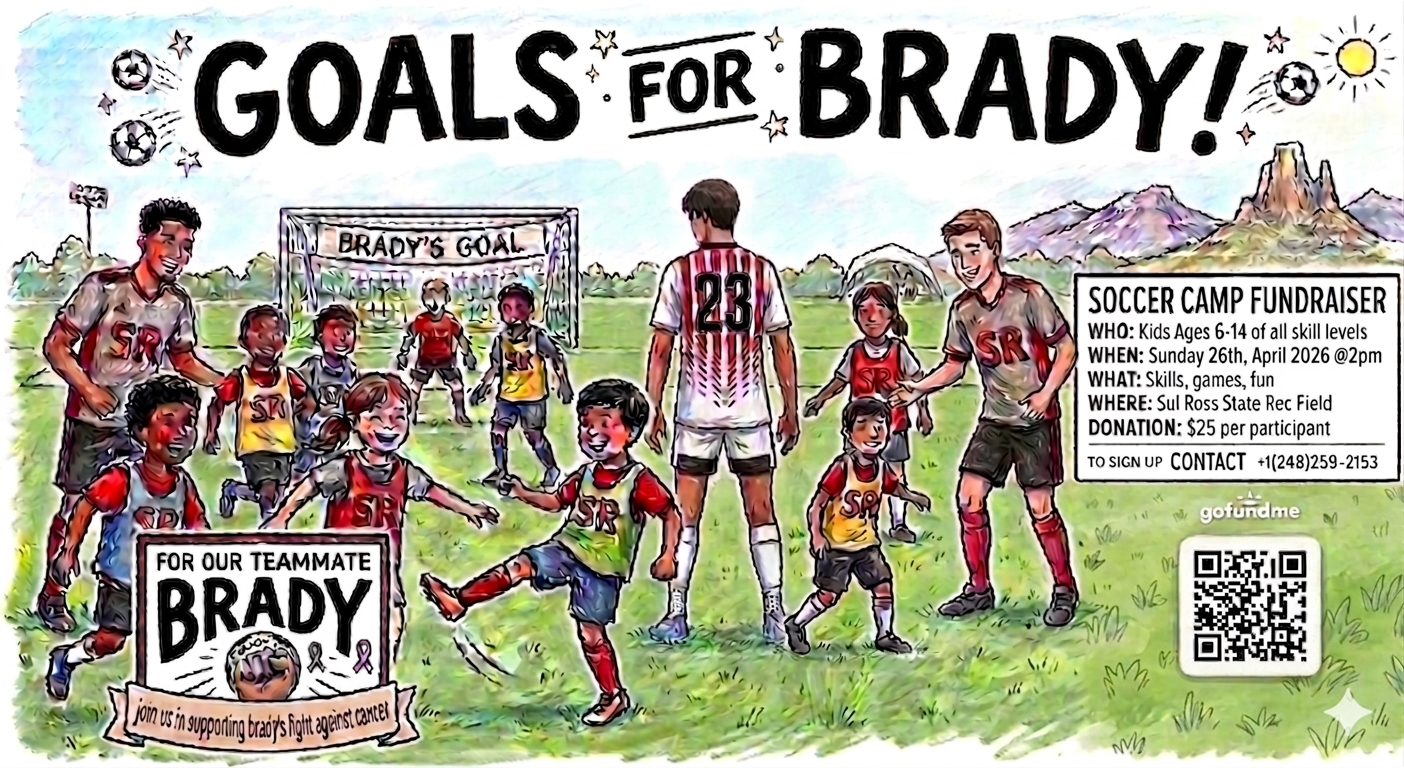 Goals for Brady&nbsp;