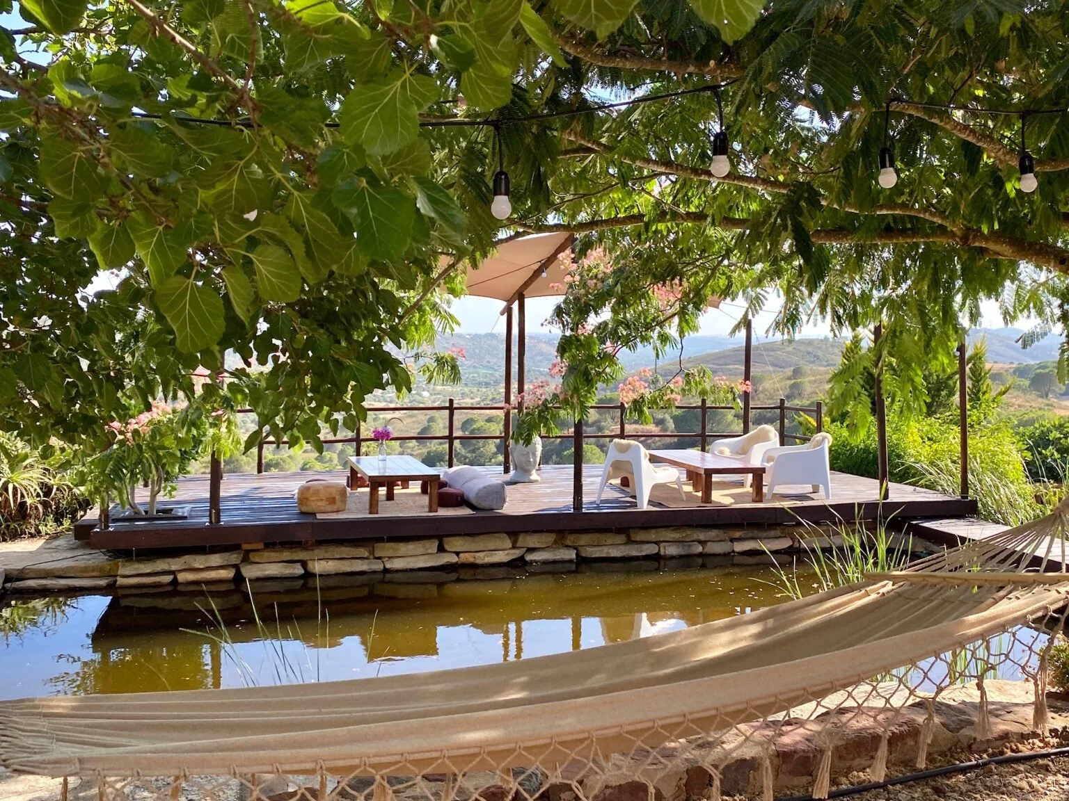 Yoga deck portugal retreat