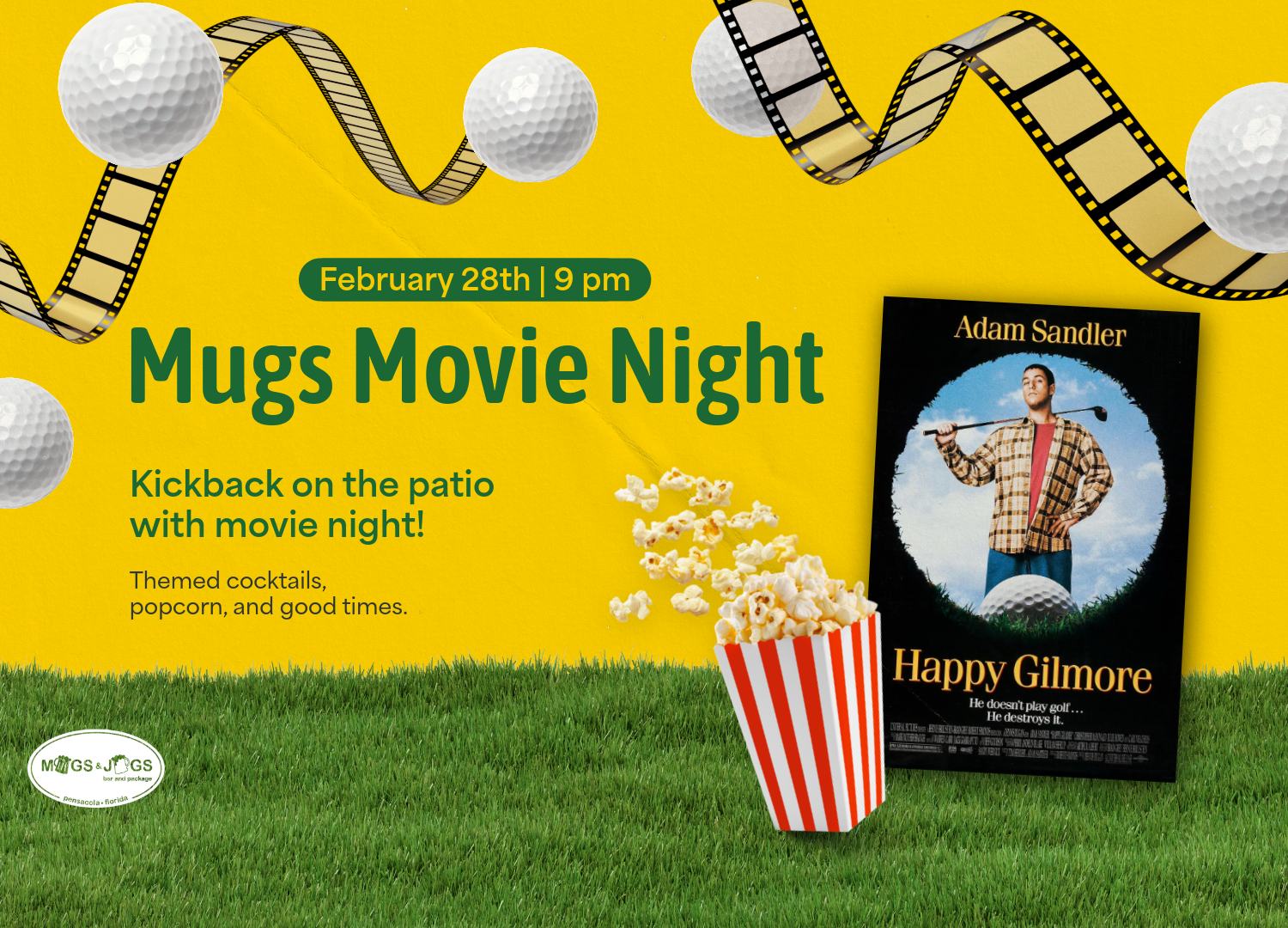 Mugs Movie Night- Happy Gilmore