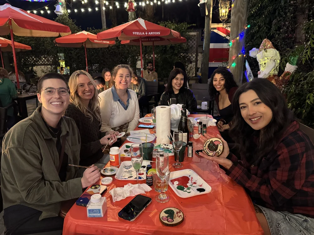Holiday ornament decorating at Sir Richard's Public House