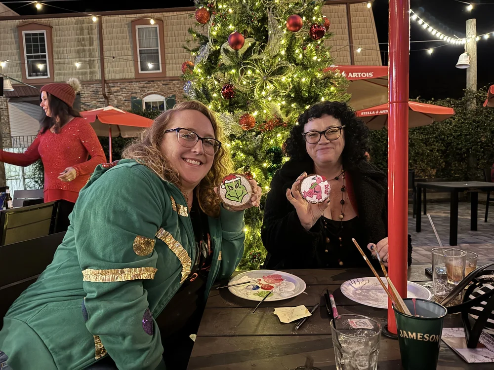 Ornament decorating supplies at Sir Richard's Public House