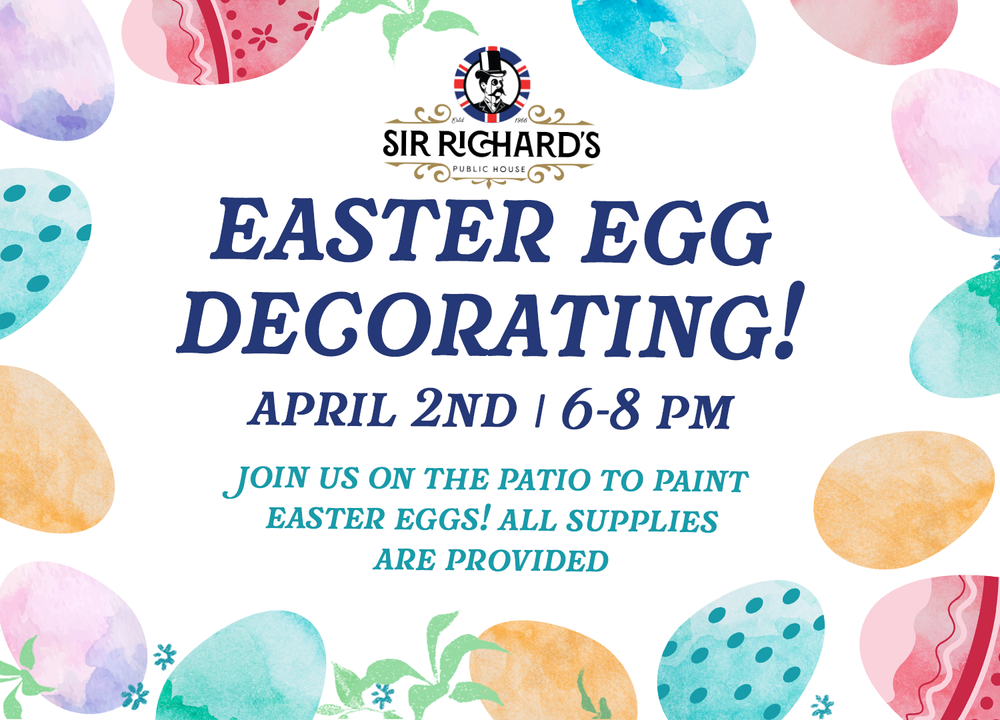 Easter Egg Decorating at Sir Richard's