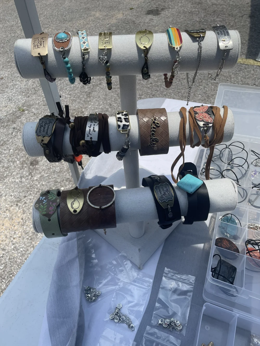 Craft Market vendor display at Mugs and Jugs