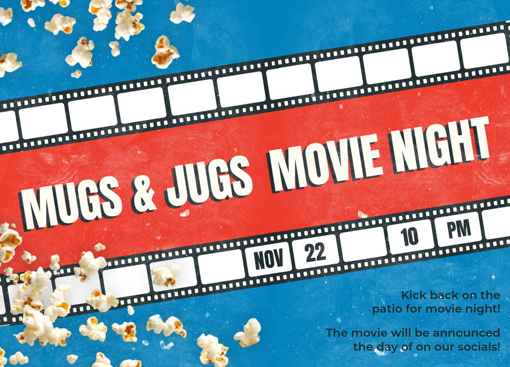 Mugs and Jugs Movie Night Talladega Nights graphic