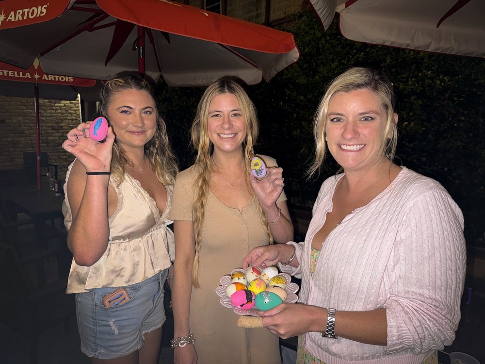 Easter egg decorating supplies at Sir Richard's Public House