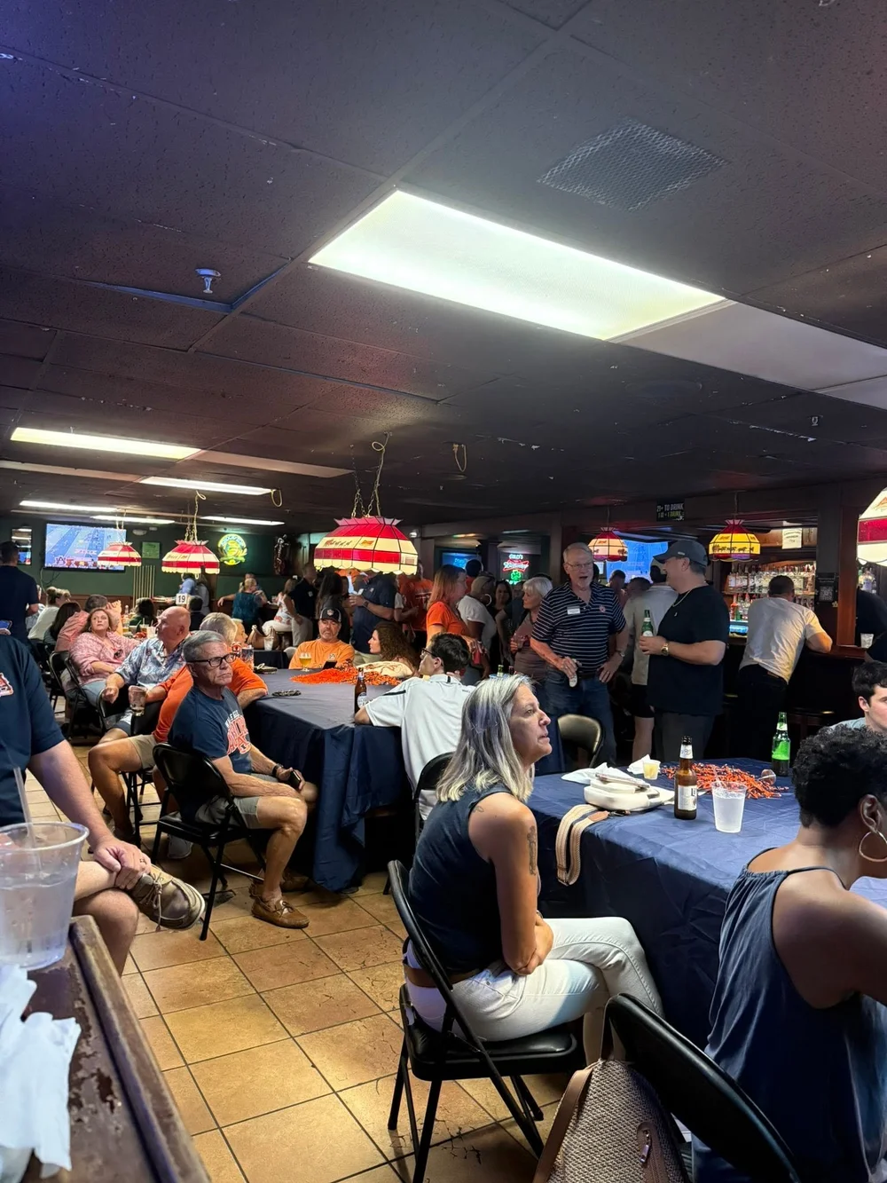 Auburn fans at O'Riley's Irish Pub