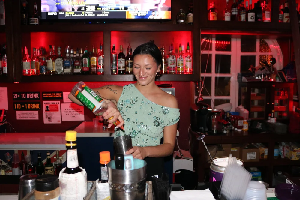 Taylor Swift Night outfits and crowd at Sir Richard's Public House