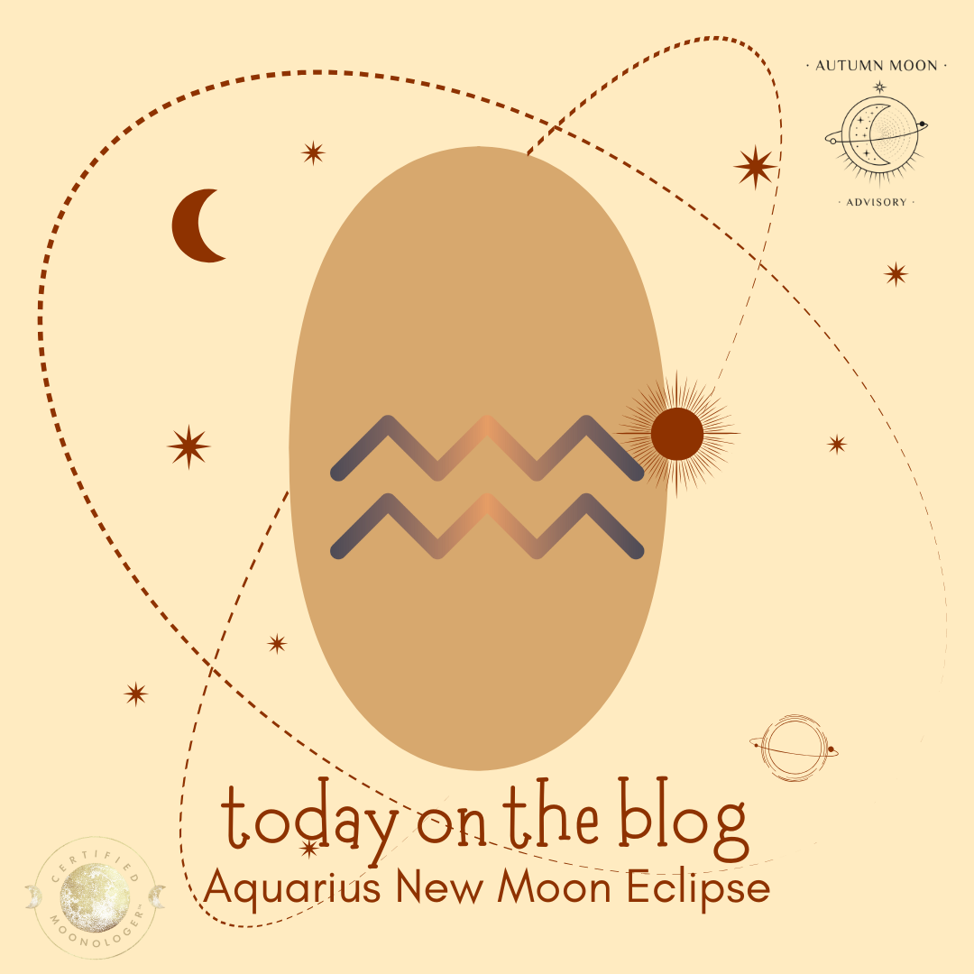The Aquarius New Moon Eclipse