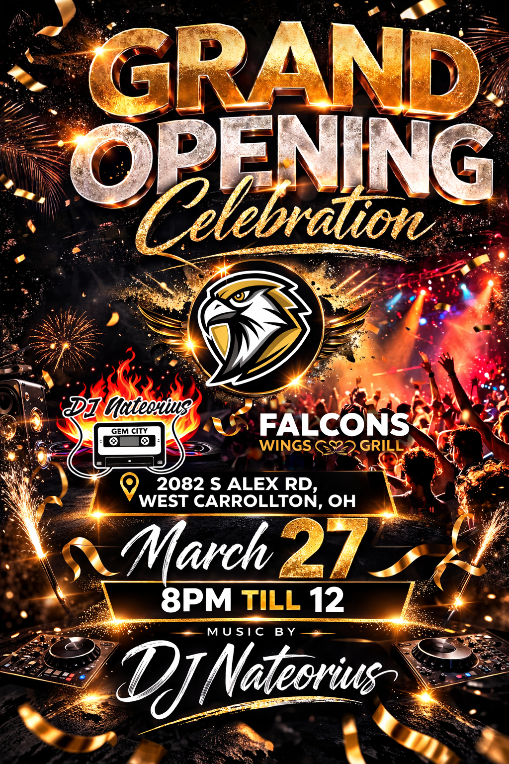 Falcons Grand Opening Celebration 