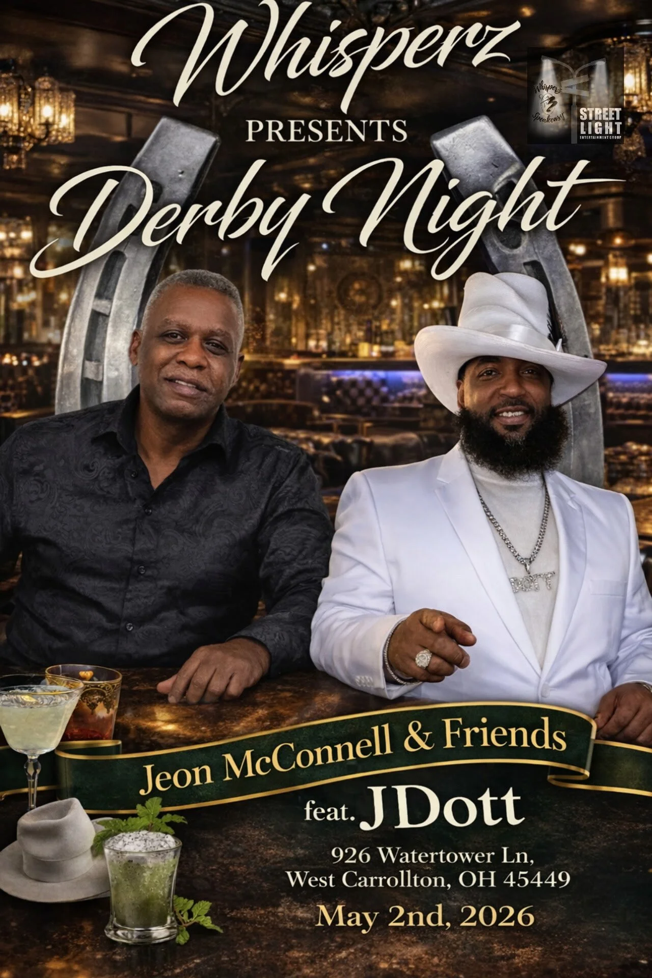 Whisperz Presents Derby Night... Jeon McConnell & Friends feat. JDott