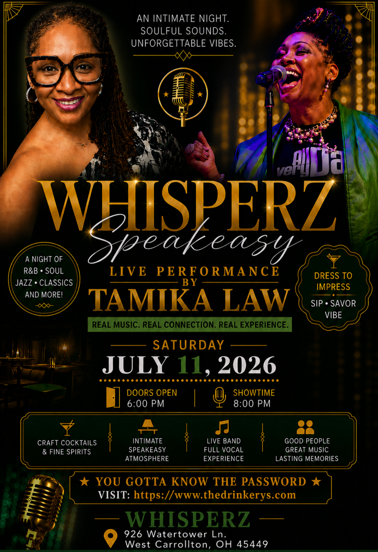 Tamika Law Live at Whisperz