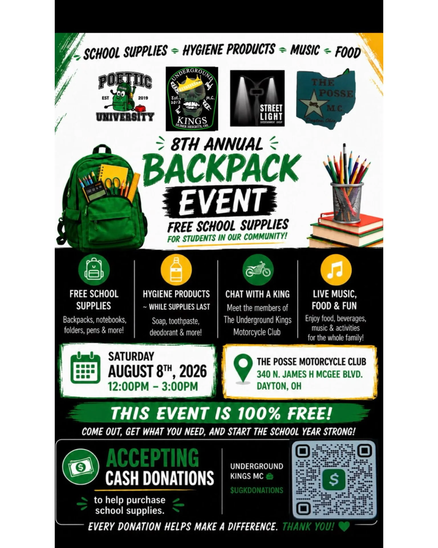 8th Annual Backpack Event