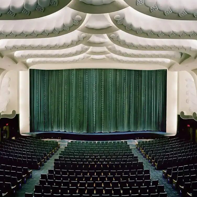 What says you? Don&rsquo;t laugh, but this may be curtains on the green in my branding. Could it be the blue skies or infectious renewal of Spring? 

[reposted photo by Stephan Zaubitzer of the Raj Mandir Cinema in Jaipur via @cindygreenenyc, both of