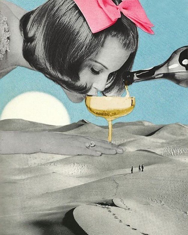 Hello busy weekend! [collage art by @eugenia_loli]