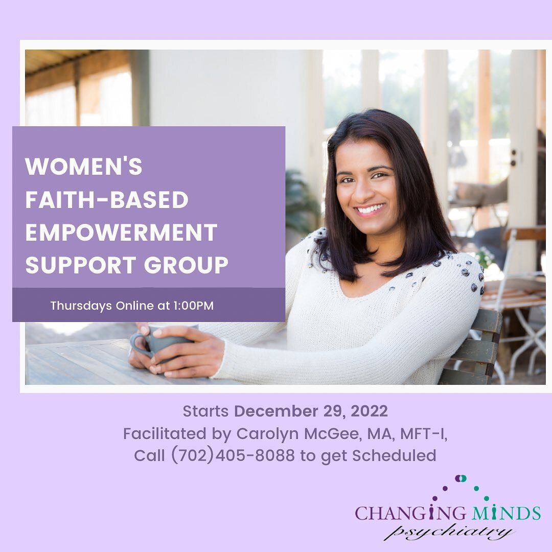 This group will focus on trauma and the trauma responses women make while learning how to utilize faith to empower you to work through your traumas and learn ways to love who you are. To join please call 702/405/8088.

.

#supportgroups #womenempower